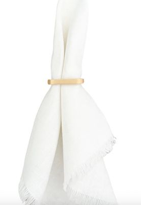 Matte Gold Napkin Ring