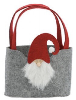Geschenktasche aus Filz mit Wichtel Gr.2