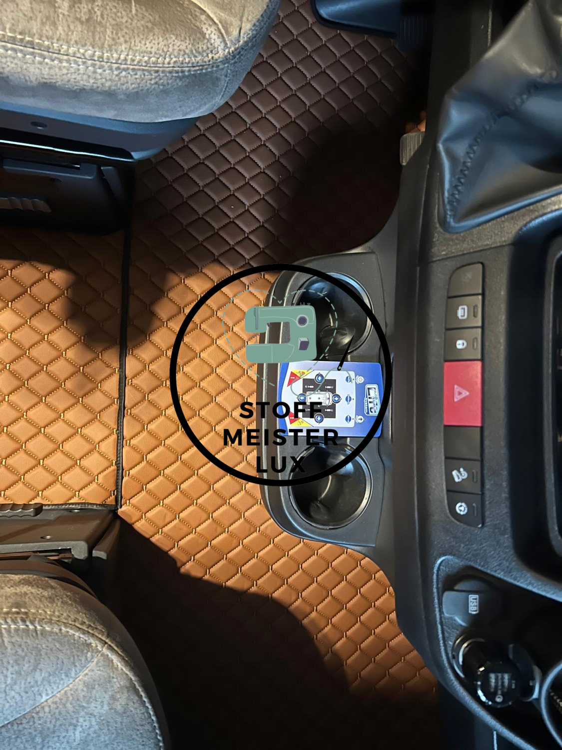 PETEX Einstiegsmatten Für FIAT Ducato Ab 2021 - 2-teiliges Velourteppich Set Schwarz