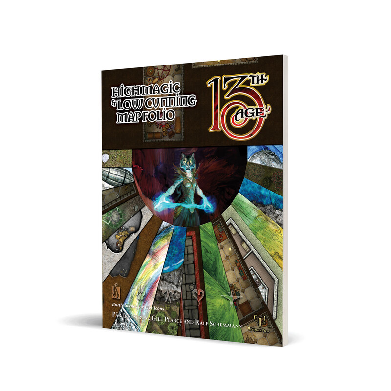 13th Age RPG: High Magic &amp; Low Cunning Map Folio