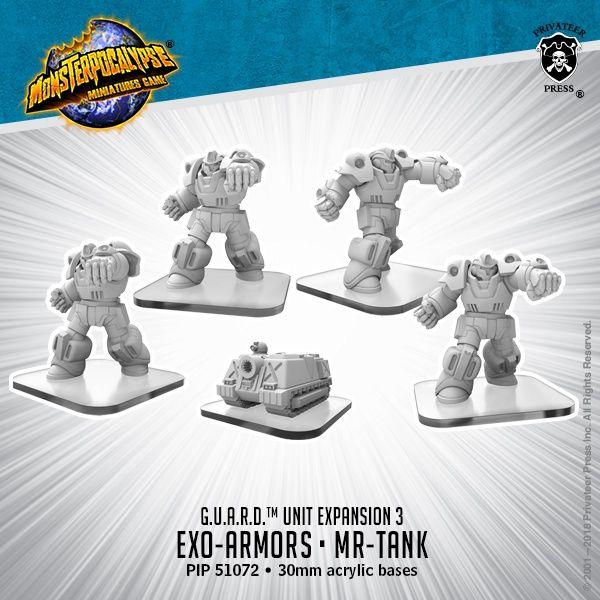 Monsterpocalypse Exo-Armors MR-Tank