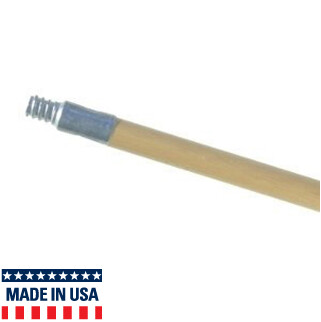 60&quot; Wood Handle Metal thread Pole