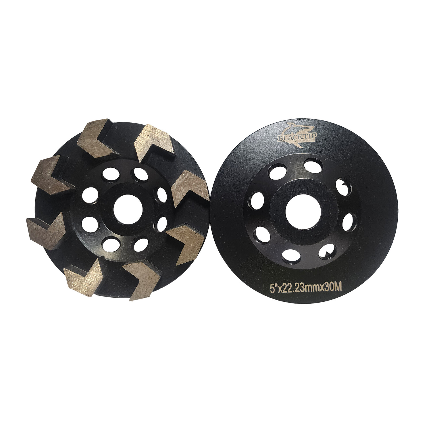 Arrow-Seg Cup Wheel #30 Grit, Size: 5&quot; Wheel 30 Grit