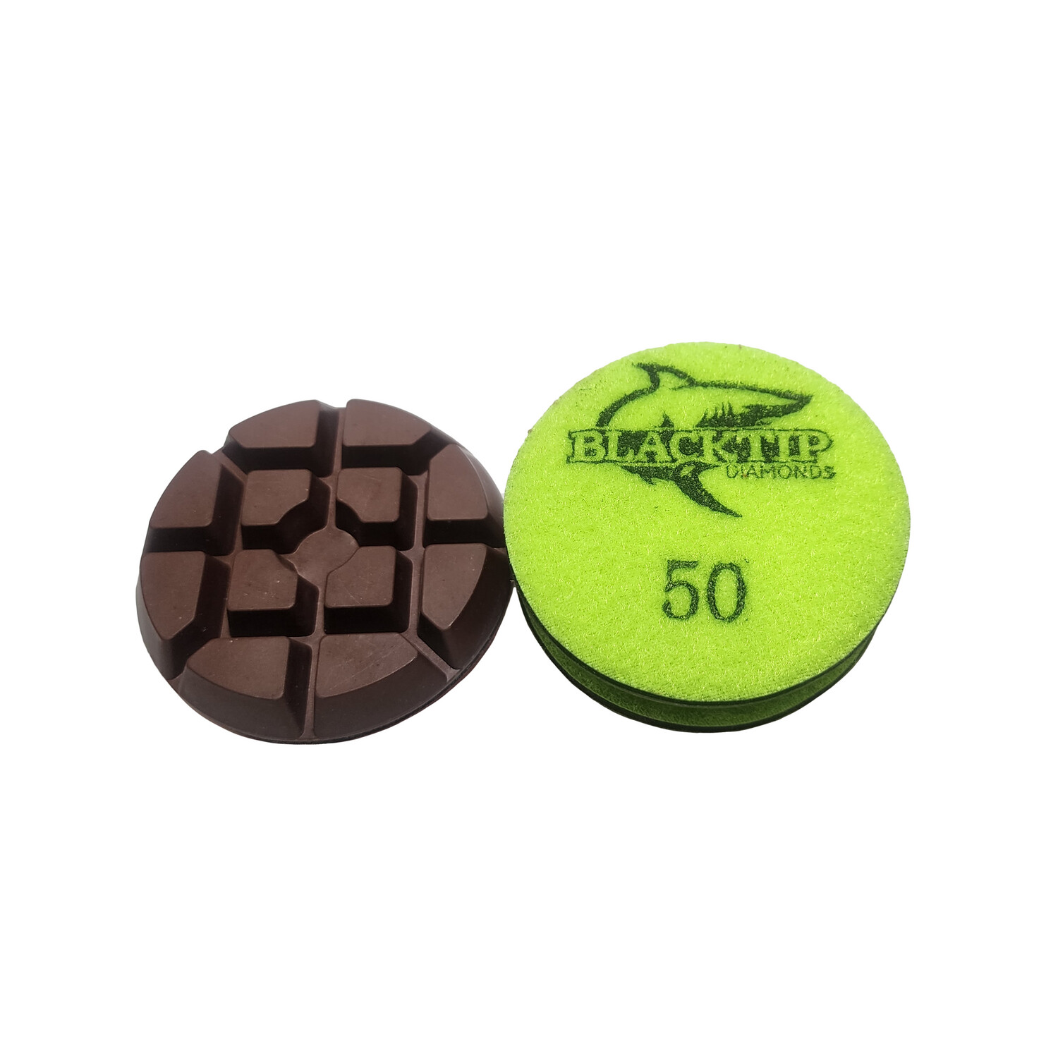 3&quot; Copper Transitional Pad, Grit: 50 Grit