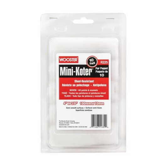 4&quot; Mini-Koter Woven 3/8&quot; nap 10 Pack