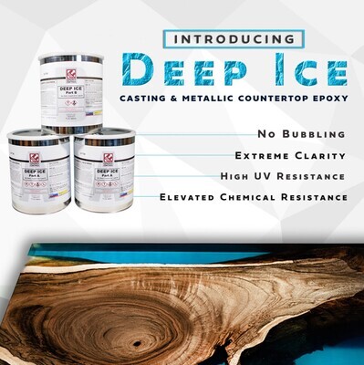 DEEP ICE Casting Epoxy - 3 - Gallon Kit