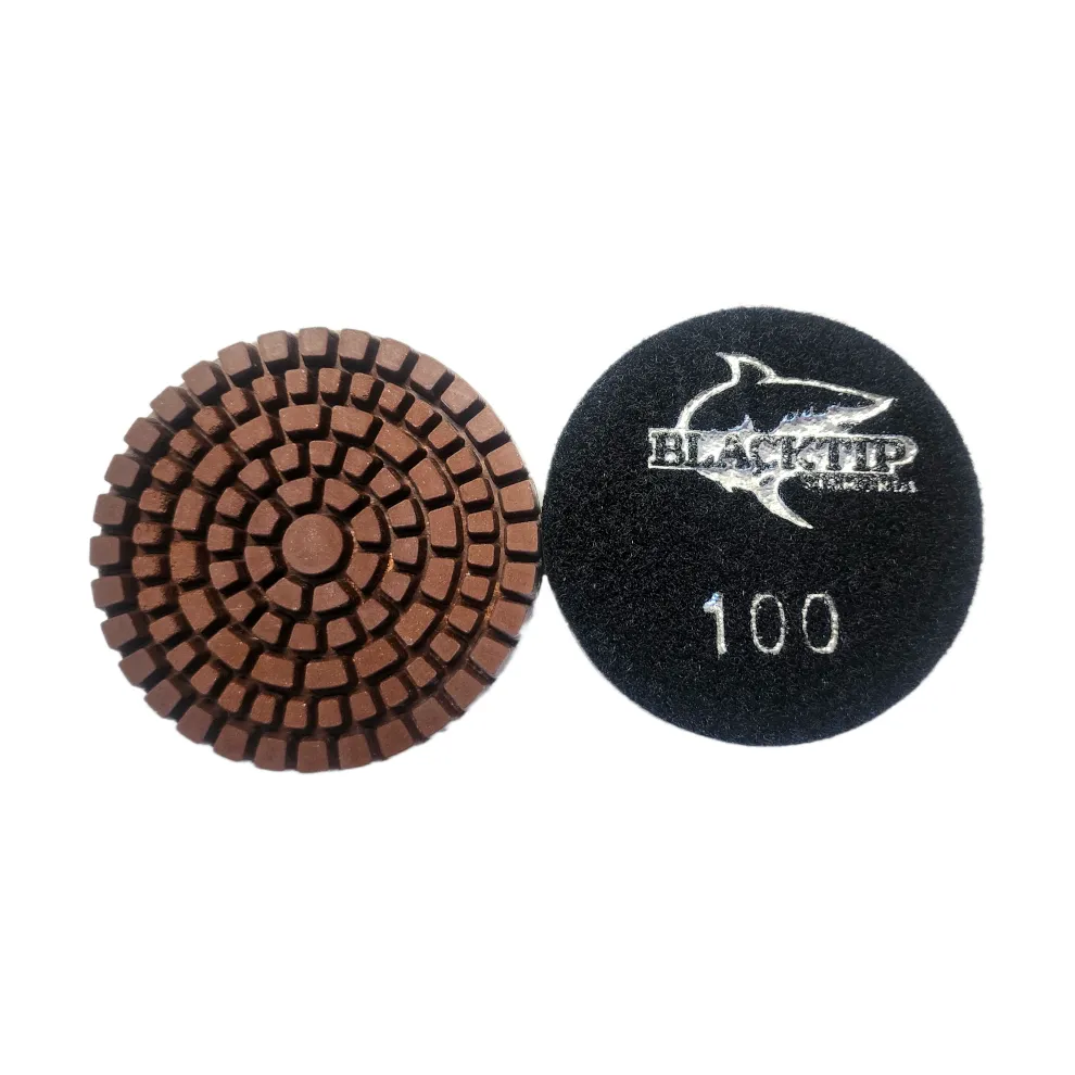 SASE 3&quot; Resin Floor Pads, Grit: 100 Grit