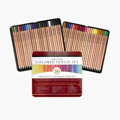 Studio Series Deluxe Colored Pencils, Set of 50