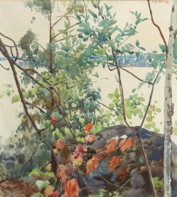 Walter J Phillips Prints - Autumn Leaves