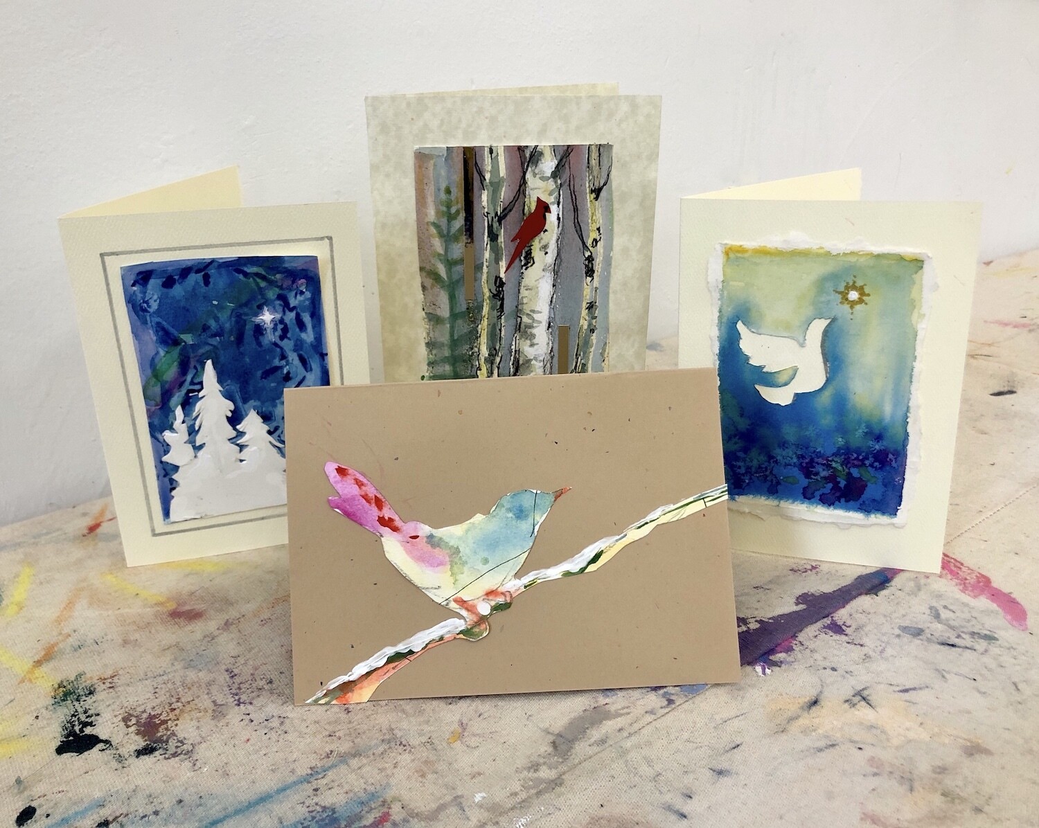 Watercolour Holiday Cards with Susan Bulman