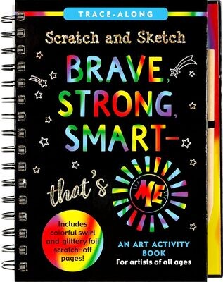 Scratch and Sketch Brave, Strong, Smart