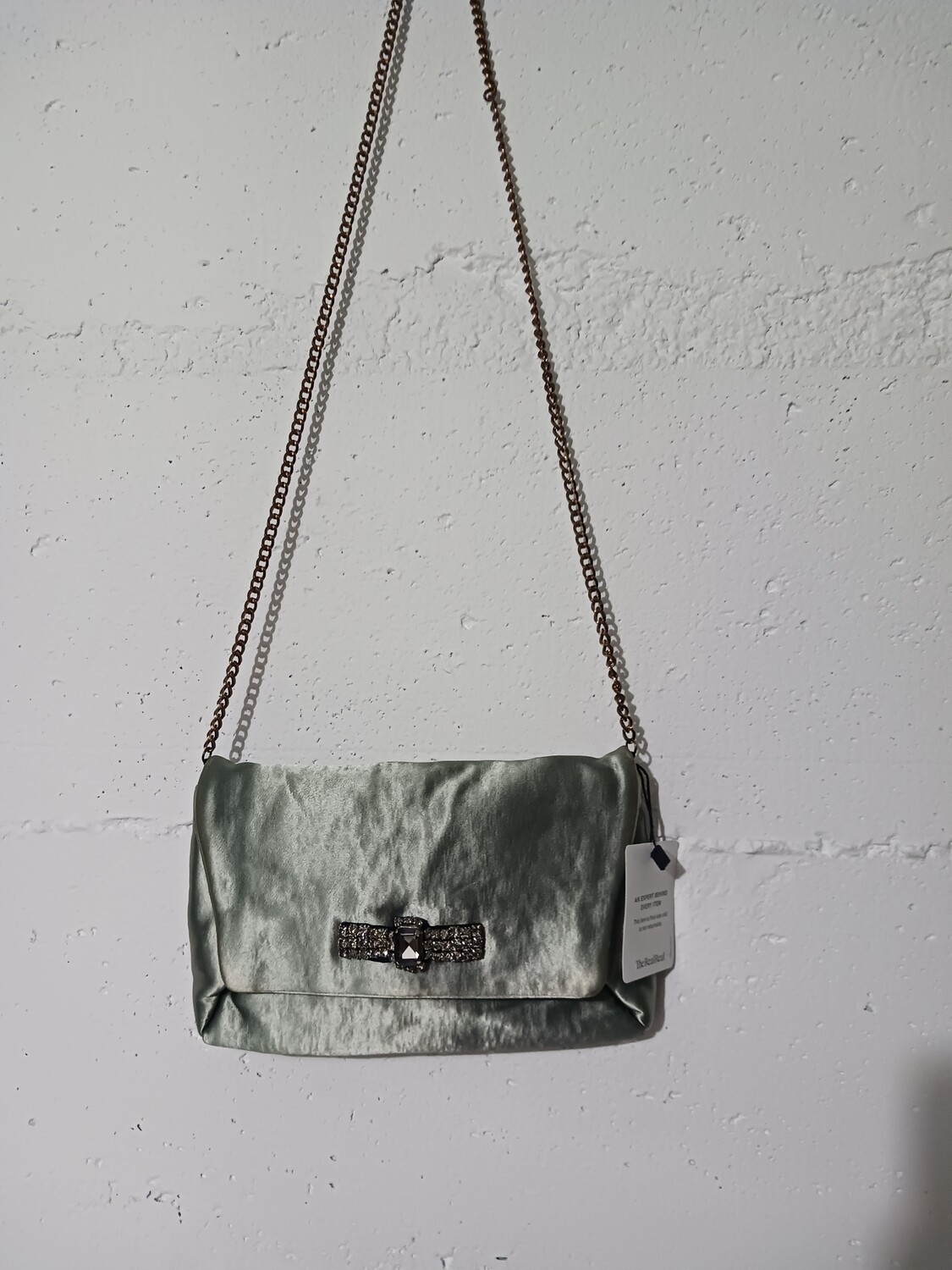 Lanvin &quot;The Real Real&quot; Grey Clutch Handbag