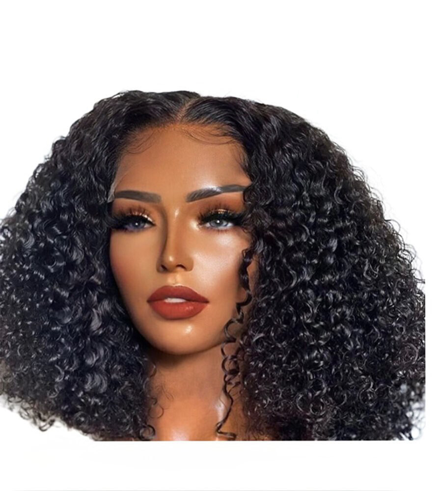 Curly Short Lace Closure Wig