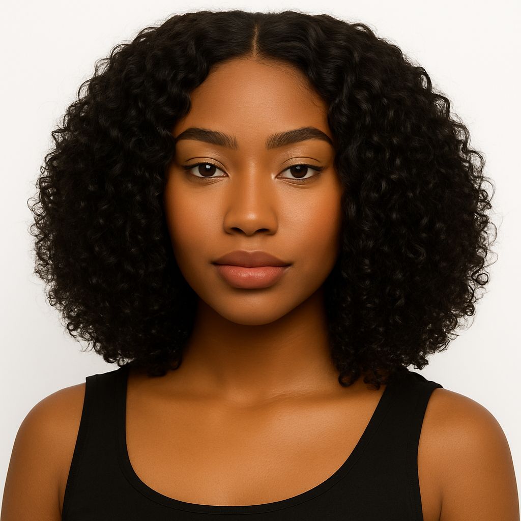 Curly Short Lace Closure Wig