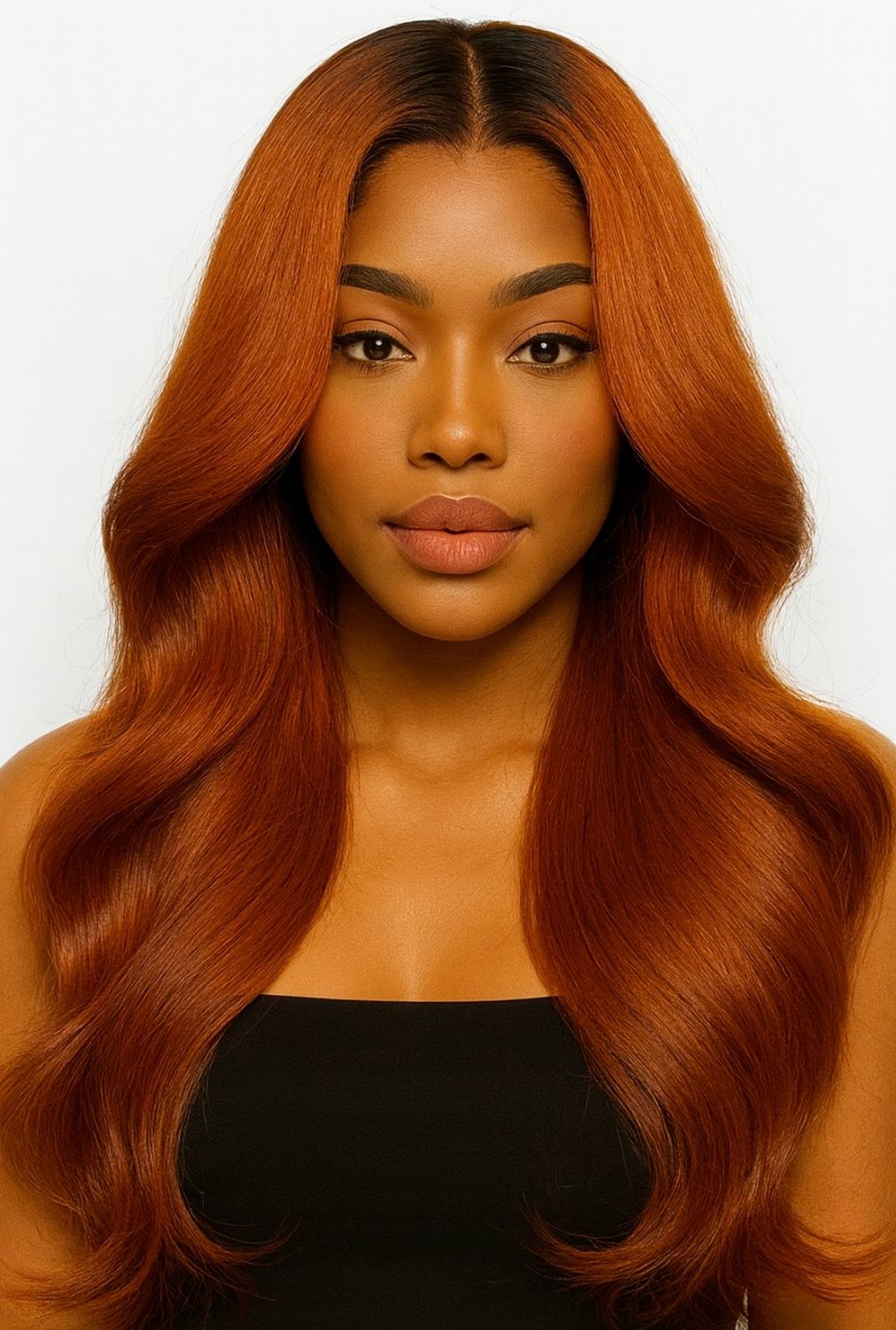 Copper Orange Loose Wave