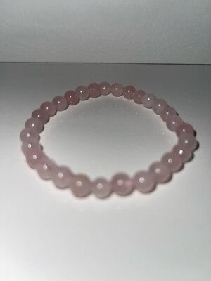 Rose Quartz Bracelet - 6mm