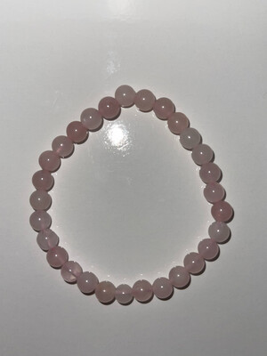 Rose Quartz Bracelet - 6mm