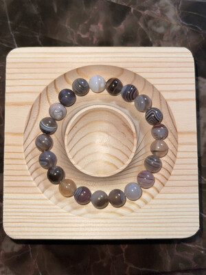 Botswana Agate Bracelet - 8mm