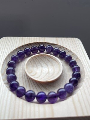 Amethyst Bracelet - 8mm