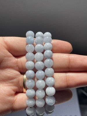Aquamarine Bracelet - 8mm