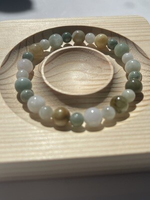 Burma Jade Bracelet - 8mm &amp; 6mm