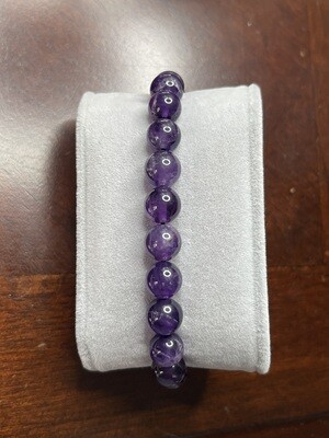 Amethyst Bracelet - 8mm