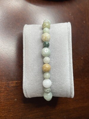 Burma Jade Bracelet - 8mm &amp; 6mm
