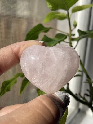 Rose Quartz Heart