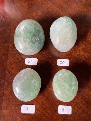 Baja Blast Fluorite Palm Stone - you pick