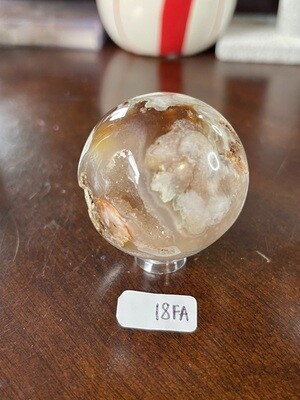 Flower Agate Sphere - you pick