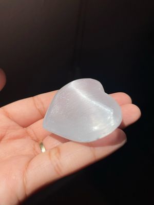 Selenite Heart