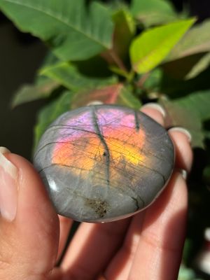 Labradorite Palm Stone - you pick