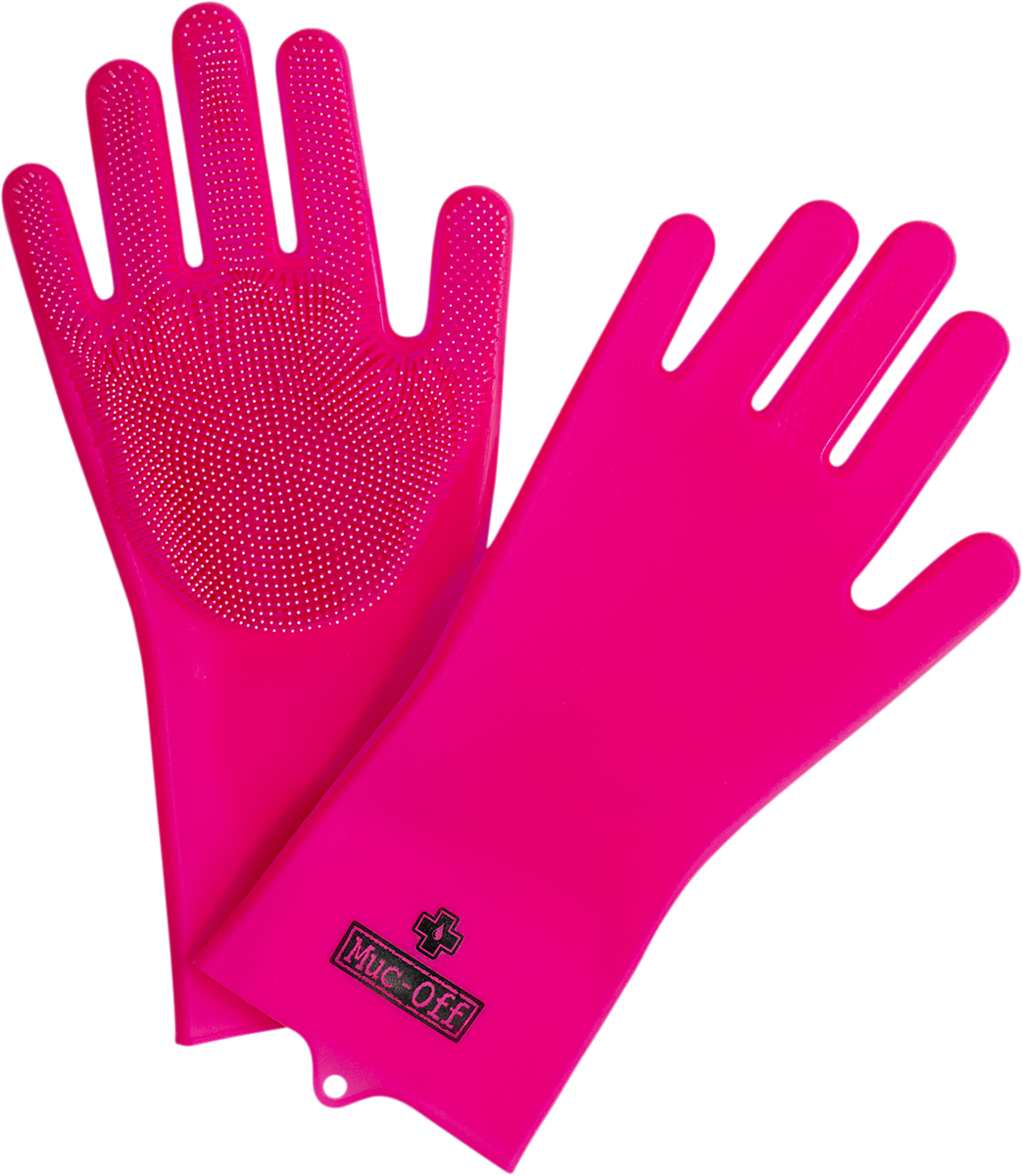 Guantes con cepillo