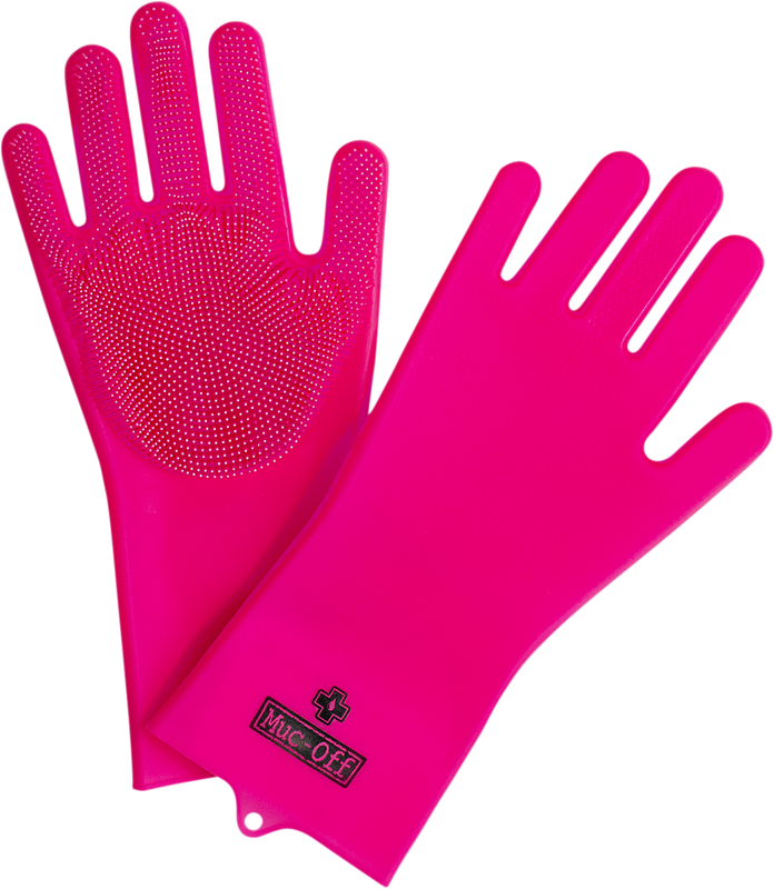Guantes con cepillo