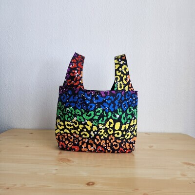 Rainbow Leopard Reusable Bag