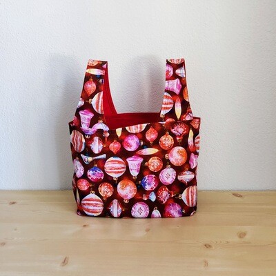 Cranberry Ornaments Reusable Bag