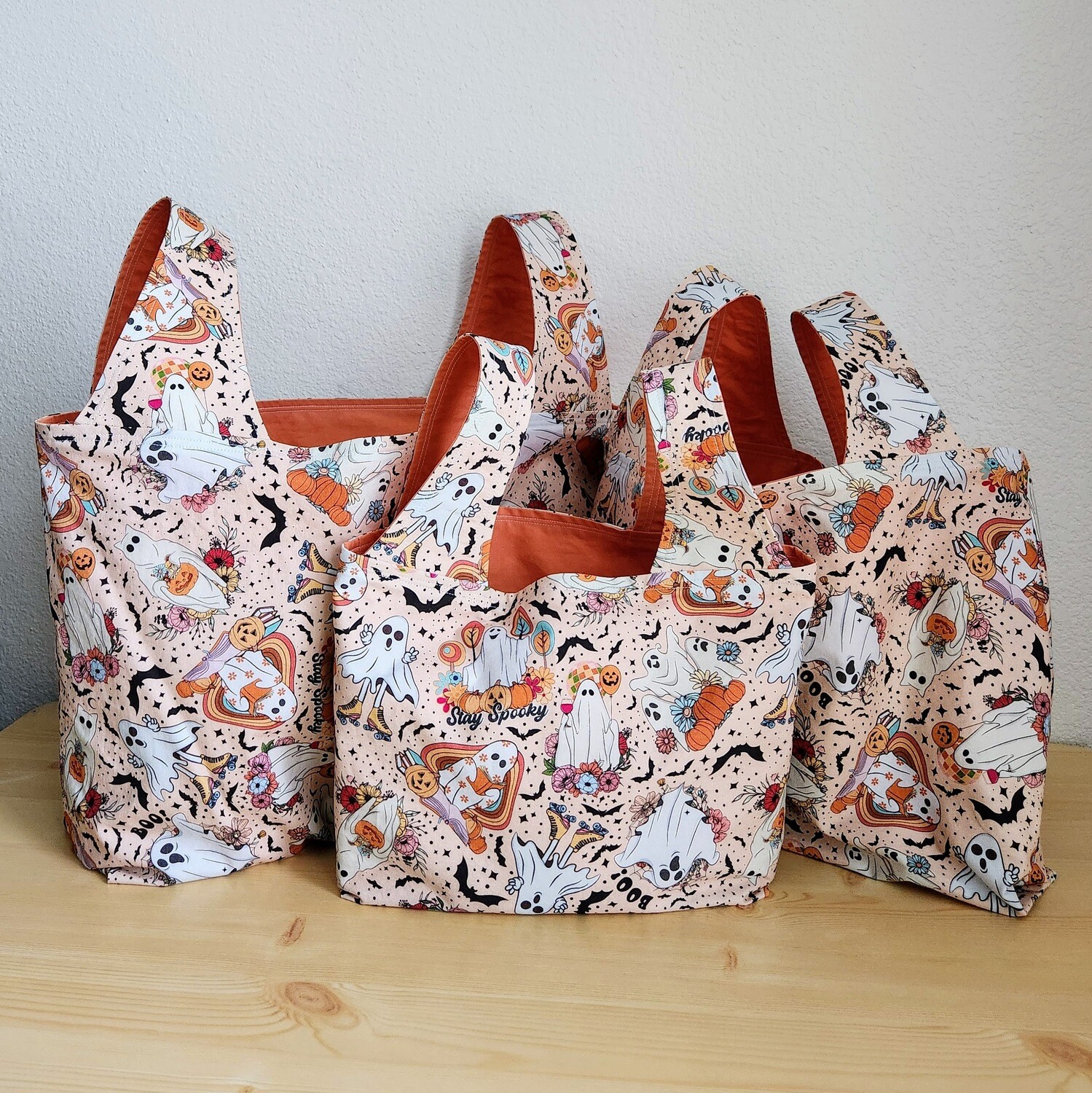 Retro Ghosties Reusable Bag