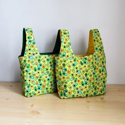 Happy Avocados (Sprout) Reusable Bag