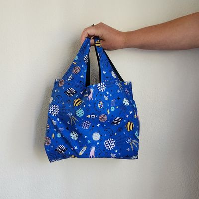 Planets in Space Reusable Bag