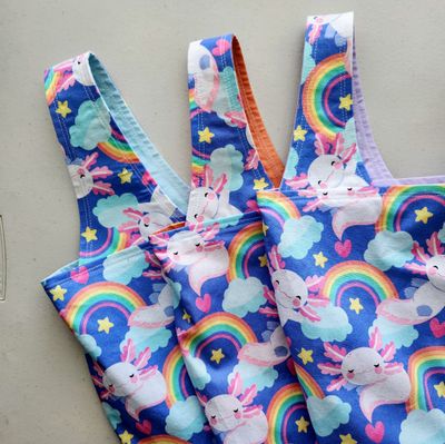 Axolotl Rainbows Reusable Bag