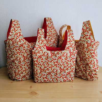 Strawberries Reusable Bag