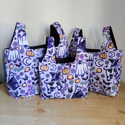 Spooky Cows Reusable Bag
