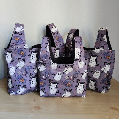 Halloween Kitties Reusable Bag