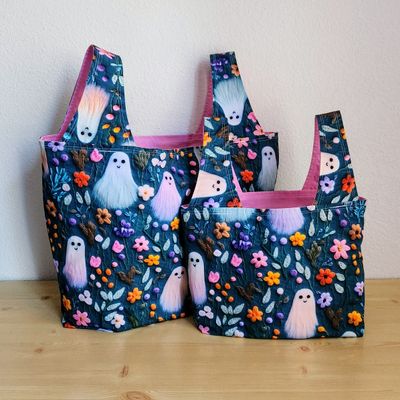 3D Ghosts Reusable Bag