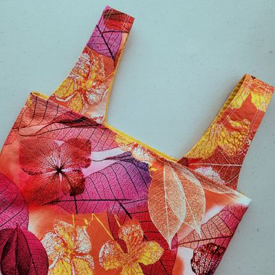 Pressed Leaves Reusable Bag