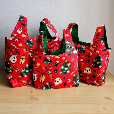 Spooky Holiday Red Reusable Bag
