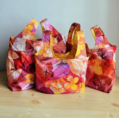 Pressed Leaves Reusable Bag