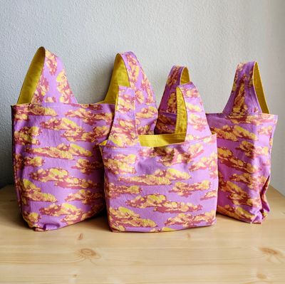 Cloudy Skies Alpenglow Reusable Bag