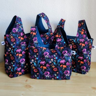 Hazy Floral Reusable Bag