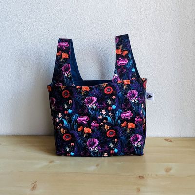 Hazy Floral Reusable Bag